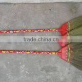 Short Wooden Handles Grass Broom thumbnail-4
