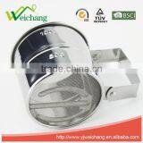 WCTS071A Stainless Steel 3-Cup Flour Sifter With Lid and Bottom Cover thumbnail-3