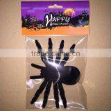 Realistic Design Black Plastic Insect Toy Halloween Big Spider thumbnail-1