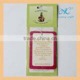 2015 OEM Design Best Seller Classical Type Tape Shaped Card Square Car Air Freshener thumbnail-1