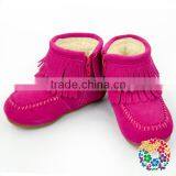 Hot Pink Baby Girl Winter Shoes Kids Shoes With Zipper Children Cheap Winter Shoes Size From 21-30 thumbnail-5