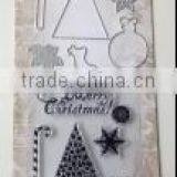 Christmas Decor Clear Stamp and Die Cut Set for Scrapbooking thumbnail-3