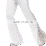 Wholesale Custom Women's Halloween White Top Pants and Belt 70's Disco Lady Costumes Adults thumbnail-4
