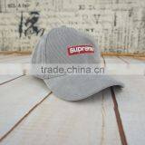Corduroy Fabric Embroidery Patch Baseball Cap thumbnail-5