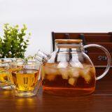 Water Bottle Wholesale Glass Bottle Wholesale Water Jug Glass Decanter Glass Bottle for Kitchen Resturant and Hotel thumbnail-1