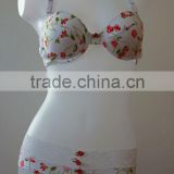 2013 beautiful girls bra panty set wholesale in China