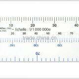 Kearing 34*320*1mm Plastic Flight Trainning Scale Rulers in for Pilot Students #KNM-4 thumbnail-2