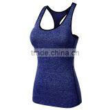 2017 China Custom Wholesale Polyester Ladies Girls Fashion Fitness Tank Tops thumbnail-5