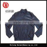 Newest Fashion Custom Man Jacket Leather Faux Leather Jacket thumbnail-2