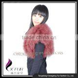 CX-G-B-249A Excellent Turkey Feather Beautiful Women Vest thumbnail-3