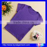 China Supply Round Neck Kids Top Quality Cotton Shirt thumbnail-3