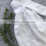 Little Girls Summer Linen Long Sleeves Girl Clothing Design Baby Clothes Dresses thumbnail-4