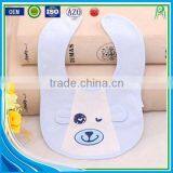 China Manufacture Wholesale Cotton Bandana Blank Baby Bibs thumbnail-2