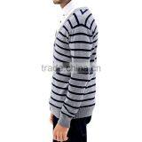 V-neck Long-sleeve Knitted Cotton Material Knitted Cardigan Mens Sweater Design thumbnail-2