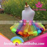 Girls Wholesale Handmade Colorful Rainbow Tutu Skirt thumbnail-3