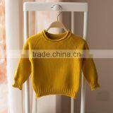 S32892W Children Sweater Knitted Sweater Pure Color Pullovers Sweaters thumbnail-2