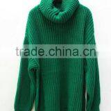 Runwaylover New Fashion 2017 Ladies Turtleneck Loose Knitted Sweaters thumbnail-2