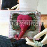 Hill Tribe Handmade Clutch Elephant Bag thumbnail-1