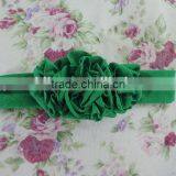 2016 Baby Flower Headbands Wholesale Infant Cotton Hair Band Baby Headwear Flower Hair Elastic Headbands for Babies thumbnail-6