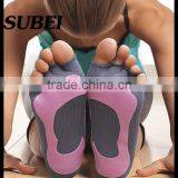 Support & Open Toe Non-slip Breathable Cotton Knitted Yoga Pliate Socks thumbnail-5