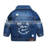 New Style Washing Long Sleeve Boys Kids Denim Jacket thumbnail-2