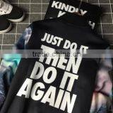 Printed Black Baseball Jacket Mens Outer Jacket thumbnail-2