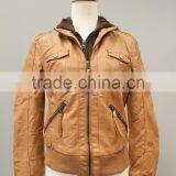 Women's Pu Quilted Fauxleather Moto Biker Jackets #LPU0548 thumbnail-1