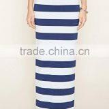 2017 Guangzhou Shandao Summer Oem Service New Design Fashion Stripe Women Pictures of Long Skirts thumbnail-4