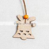 Wholesale Decoration Laser Cut Bell Pendant Wood Craft thumbnail-1