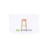 Solid Wood Modern High Bar Stool Chairs for Coffe Shop / Bars