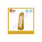 Cartoon Lightweight Cardboard Display Stands Customized With Hook