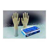 Non-sterile, powdered, green, disposable, medical thick synthetic examination latex gloves