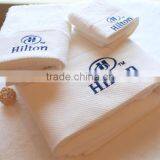 Luxury Hotel Bath Towel White Coffee Hotel Bath Towel Embroidery Logo
