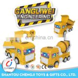 High quality electric universal lighting musical super power toy trucks