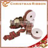 Plaid Grosgrain Christmas Ribbon Fabric thumbnail-5