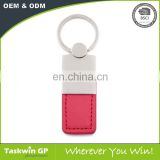promotional high quality leather keychain with custom logo
