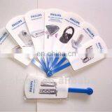 Advertising Promotion Gift Custom Logo Printing Plastic PP Folding Hand Fans