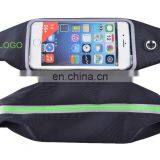 Running Waist Belt Pouch Case Fit Smartphone 4.7 Inch Zipper Pockets Water Resistant Expandable Runners Waist Belt Bag thumbnail-3