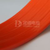 7 / 0.19 Flat Electrical Cable Acid And Alkali Resistance Polyurethane