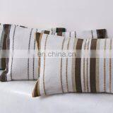 Home and Living Room Decoration Boho Throw Pillow Case Plain Cotton Woven Cushion Cover thumbnail-1