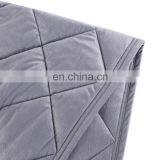 Amazon Hot Selling High Quality Diamond Pattern Rhombic Grid Minky Weighted Blanket Adjustable Weighted Blanket thumbnail-6
