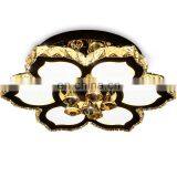 Modern Minimalist LED K9 Crystal Ceiling Lights Living Room Light Fixtures thumbnail-2