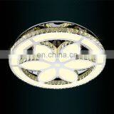 3 Color Change Modern LED Ceiling Light Crystal Round Flower Shape Ceiling Lamps thumbnail-1