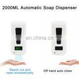 Modern Automatic Thermometer Body Temperature Test Large Volume 2400ml Touchless Soap Sanitiser Dispenser With Thermometer thumbnail-2