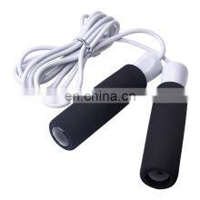 Adjustable Portable Pvc Foam Handle Jump Rope Lightweight Plastic Jumping Rope For Custom Logo thumbnail-2