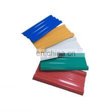 Colorful PVC trapezoidal wave corrugated UPVC roofing sheet for warehouse