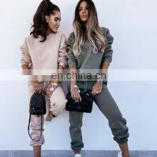 Custom Grey Rib High Neck Front Half Zip Long Sleeve Crop Top Hoodie for Women thumbnail-3