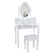 Modern White Wooden Dressing Table Designs