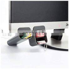 Monitor Pocket Pencil Holder Home Office School Desktop Plastic Pen Holder