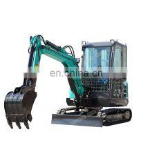 China Mini Excavator 3.5 Ton for Construction With Enclosed Operator Cab thumbnail-2